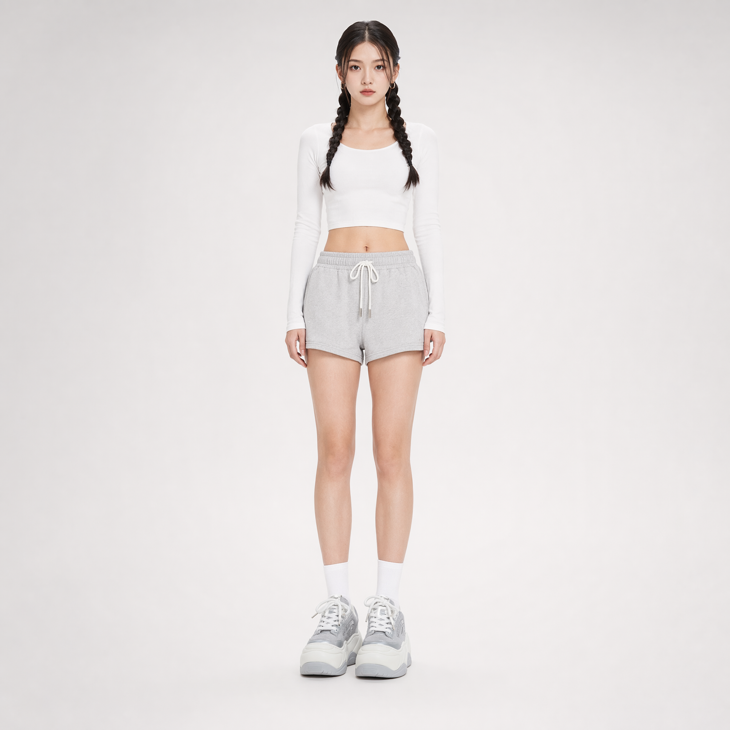 Wave Sole Platform Sneakers