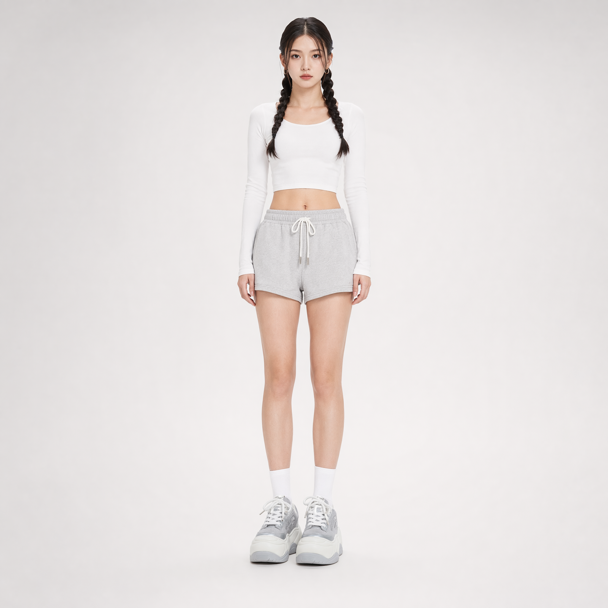Wave Sole Platform Sneakers