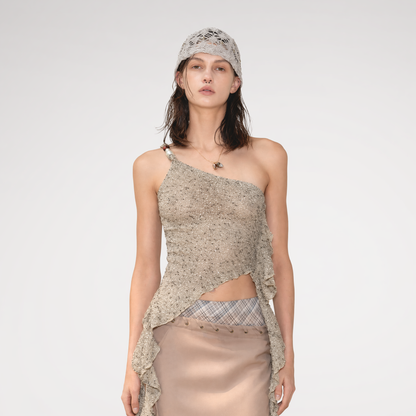 Beaded Asymmetrical Tank