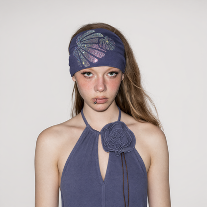 Rhinestone Cotton Headband