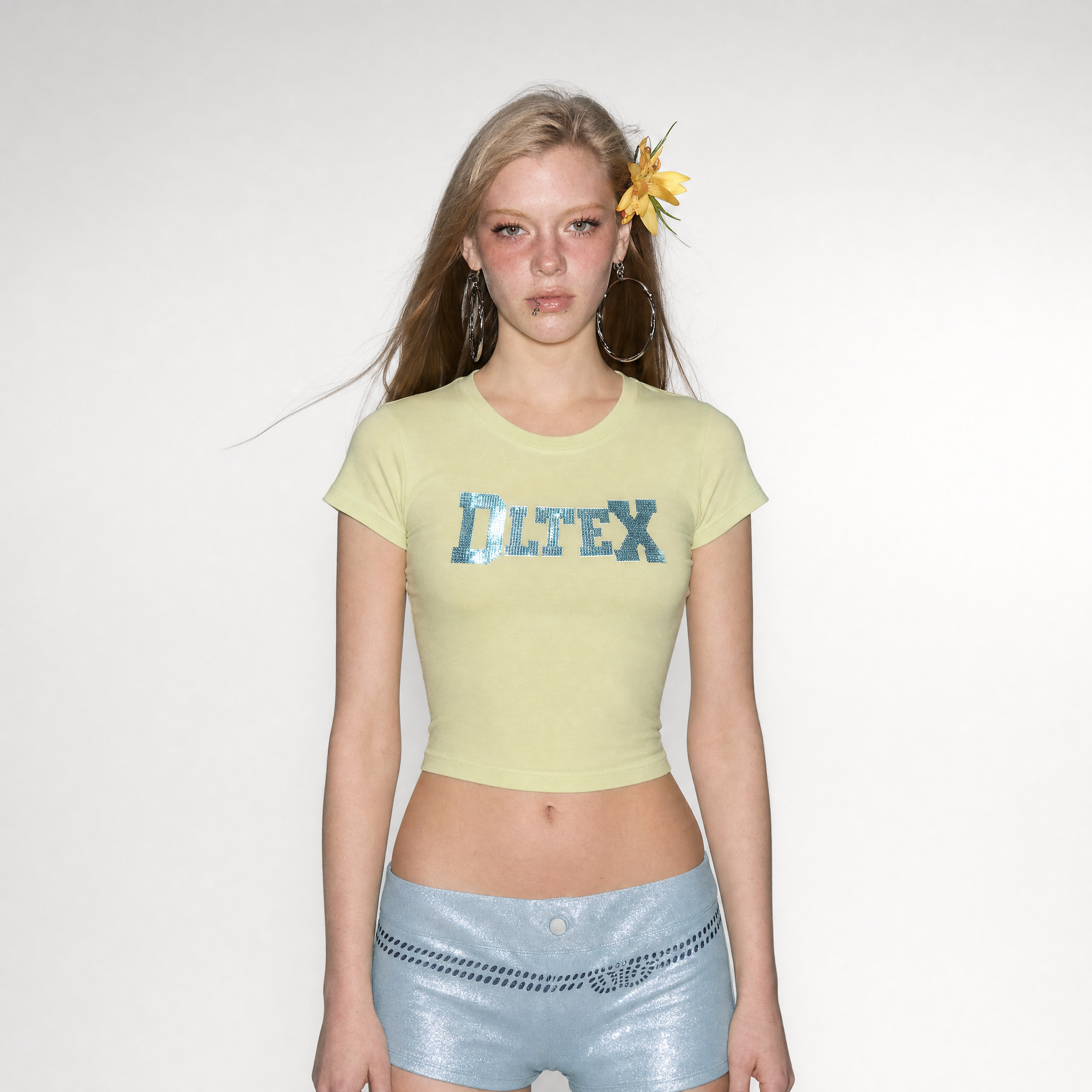 Sequin Slim Fit T-Shirt