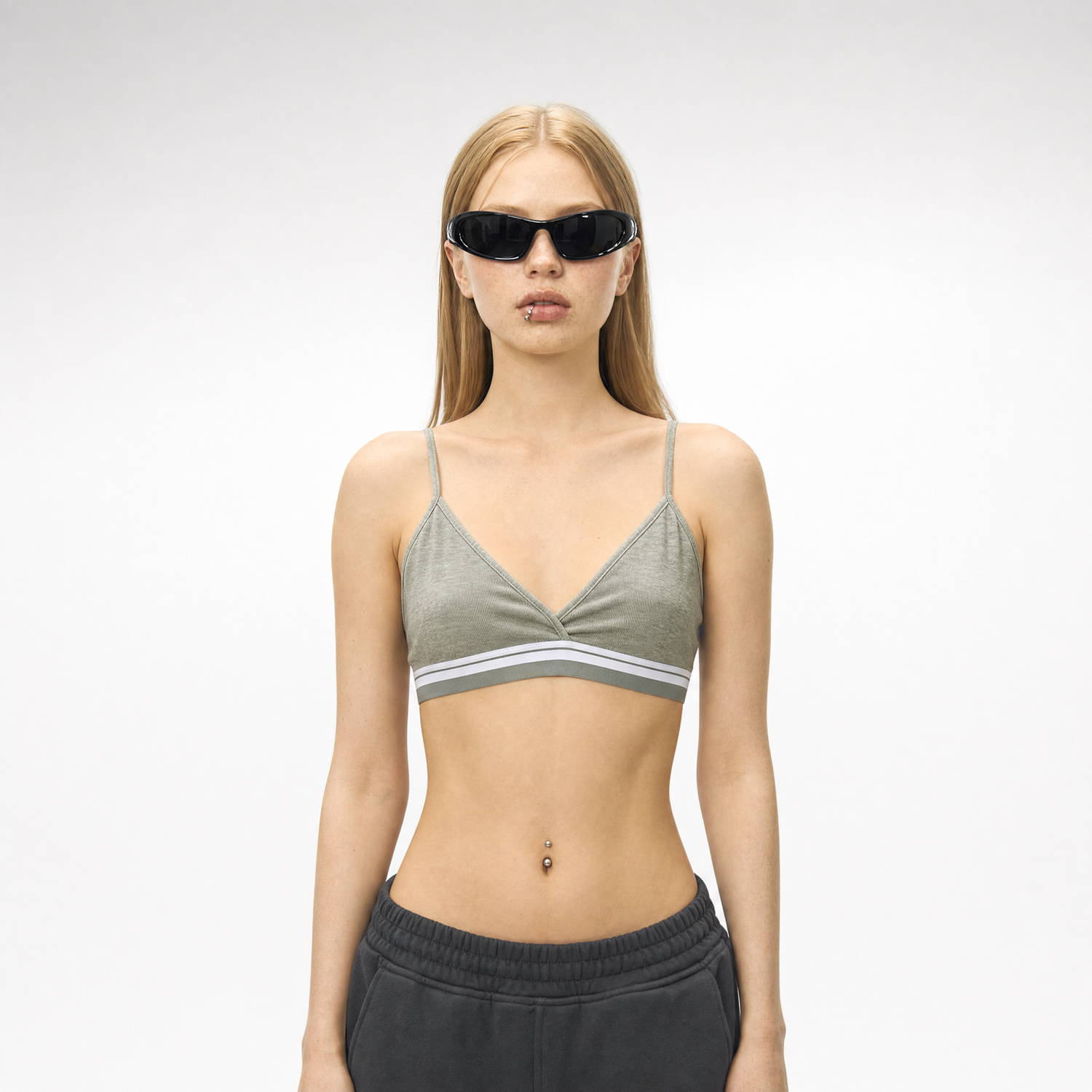 Camouflage Rib Bra