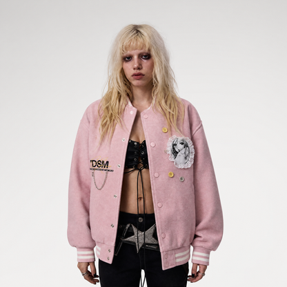 DSM X NANA Embroidered Bomber Jacket