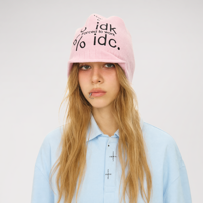 Emoticon Wool Knit Hat