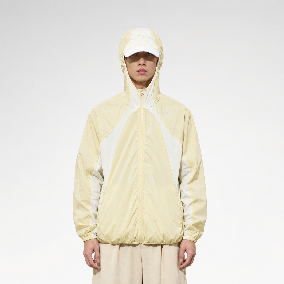 Lightweight Colorblock Hooded Jacket
