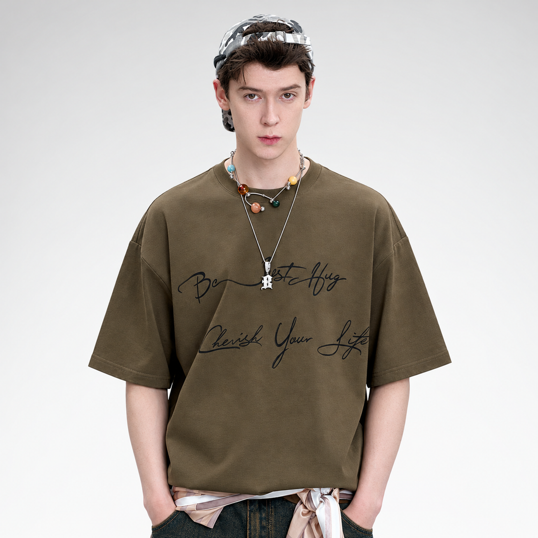 Cotton Oversized Printed T-Shirt