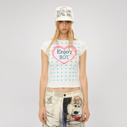 Star Print Regular Tee