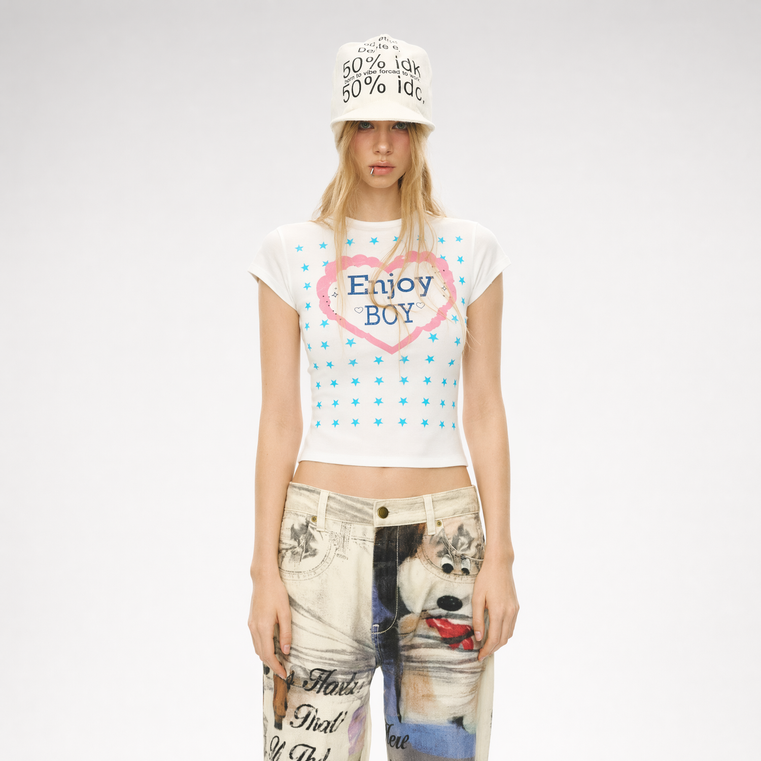 Star Print Regular Tee