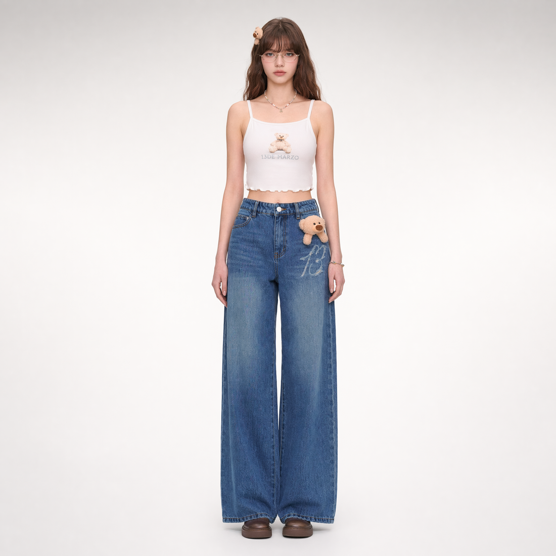 13DE MARZO Distressed Jeans – Jeans