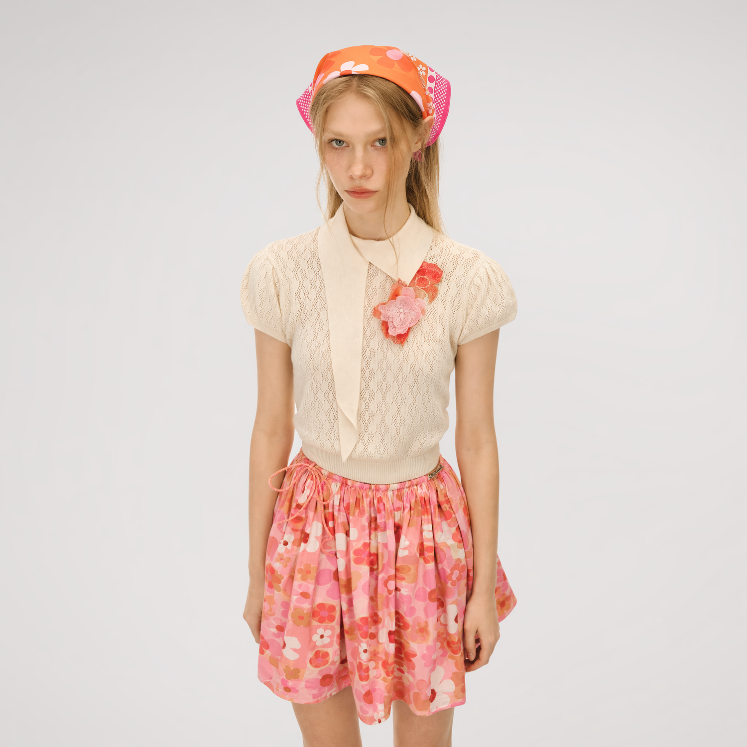 Graphic Square Head Scarf