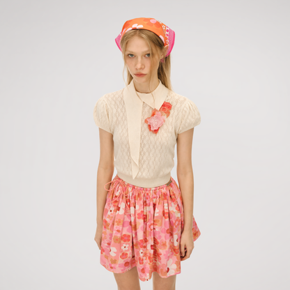 Graphic Square Head Scarf