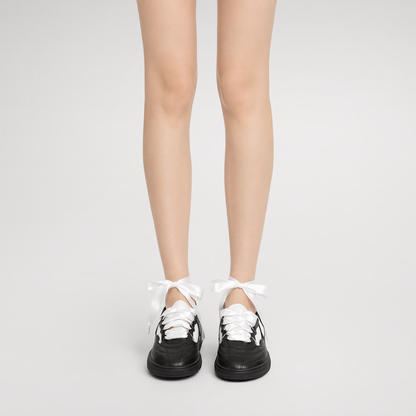 Ribbon Ballet Flat Shoes