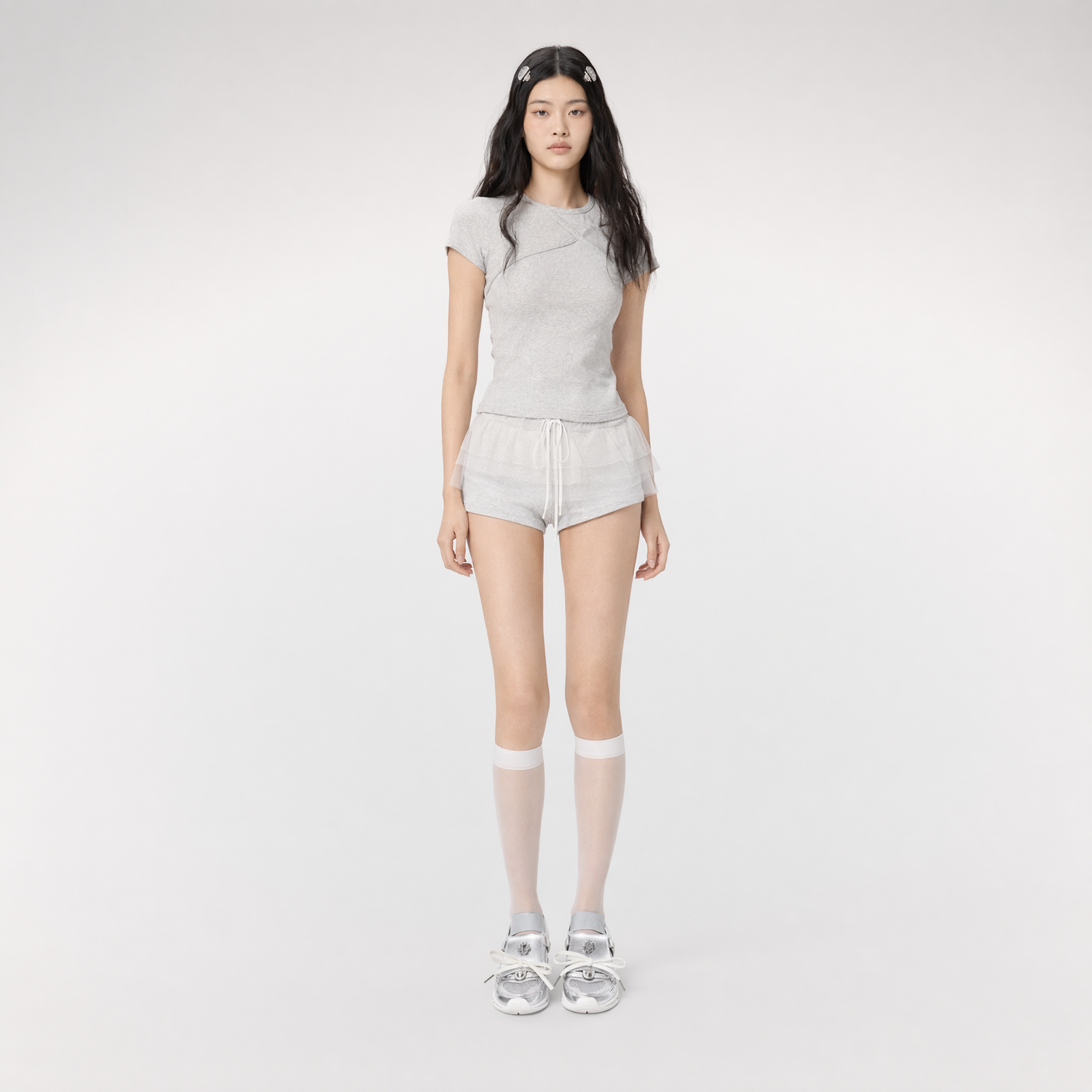 Ballet Mesh Mary Janes