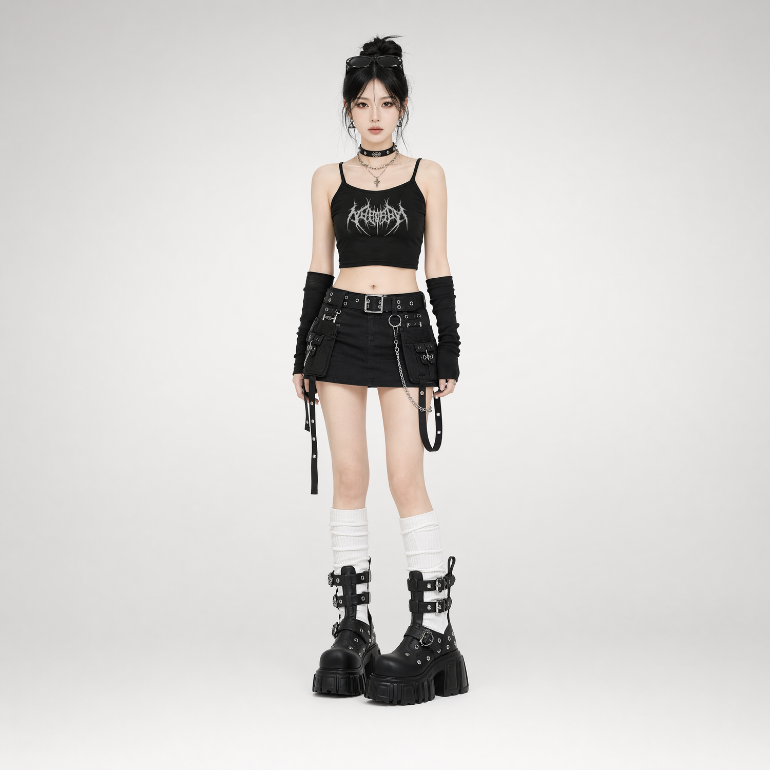 Punk Platform Roman Boots