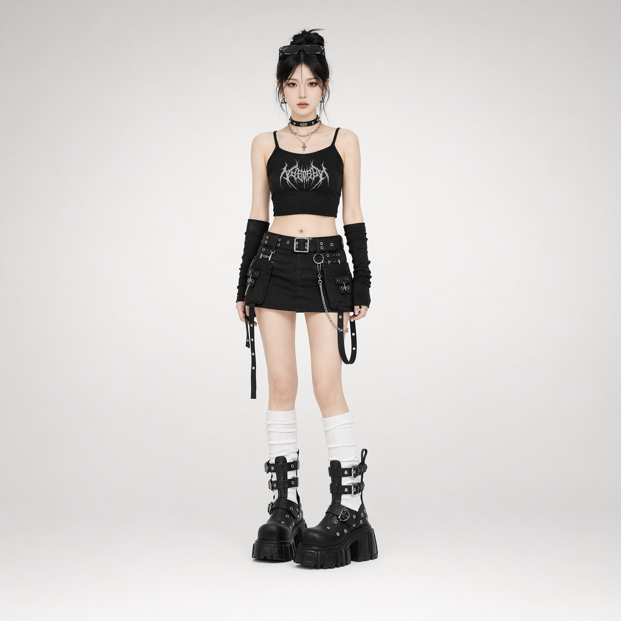 Punk Platform Roman Boots
