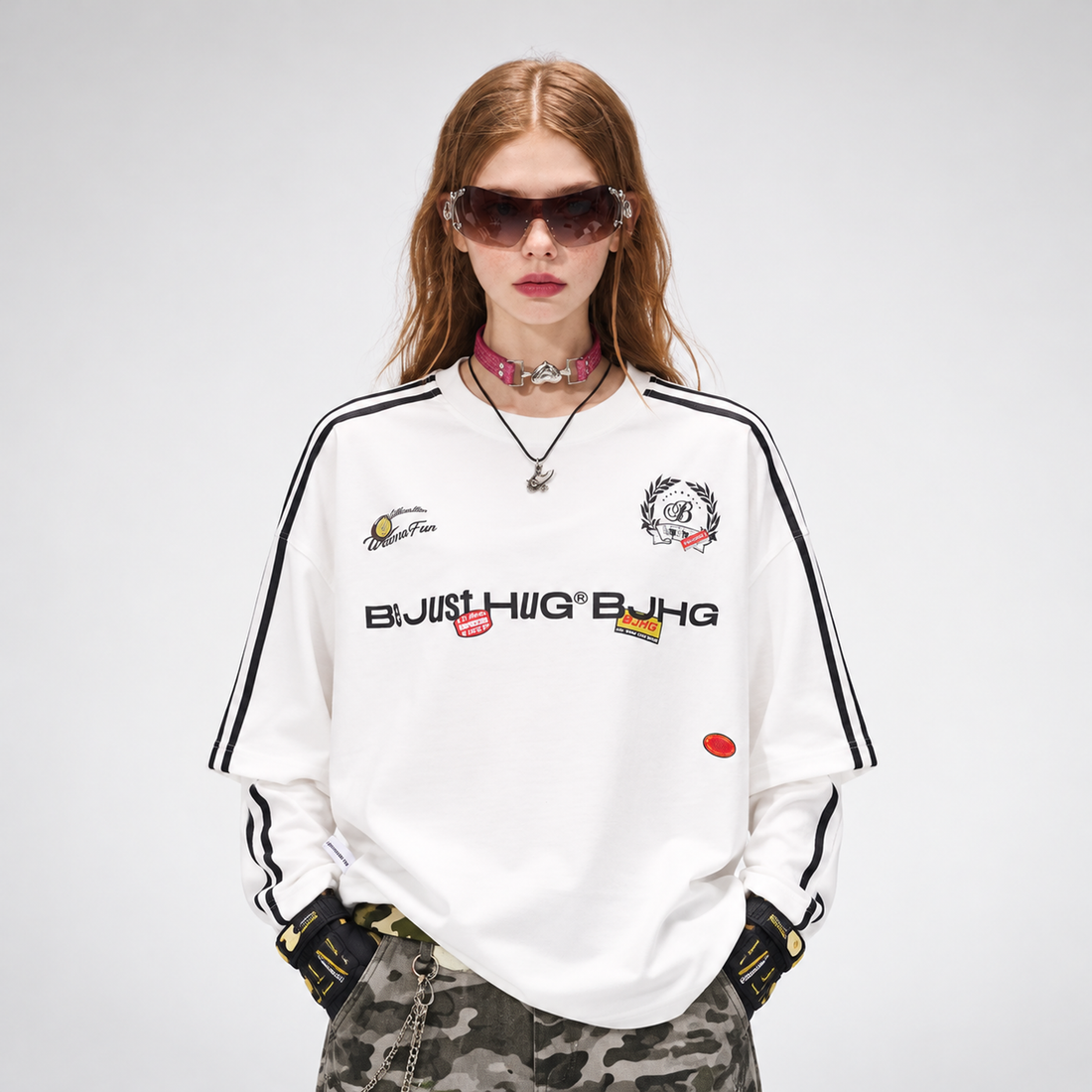 Knitted Oversized Jersey T-Shirt