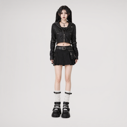 Buckle Lug Sole Boots