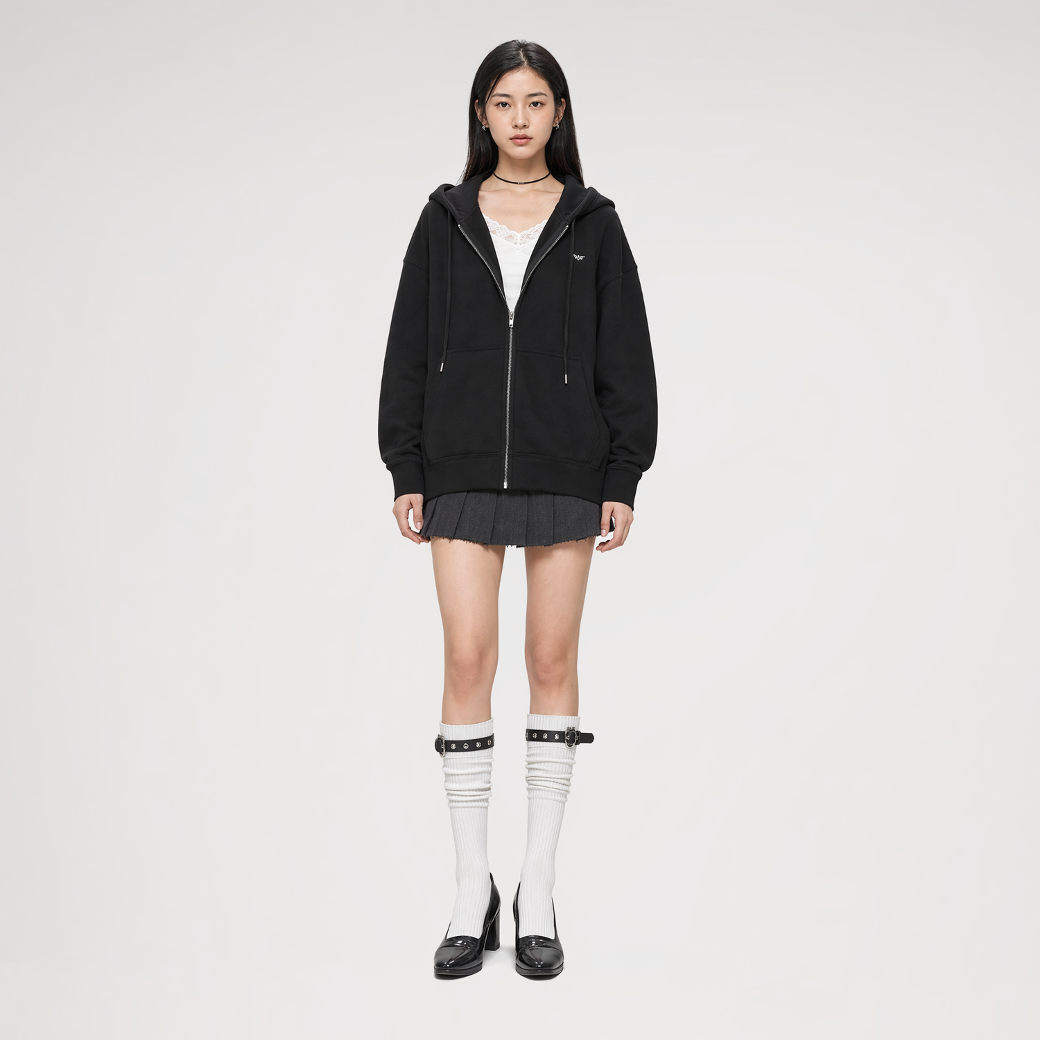 Leather Strap Socks