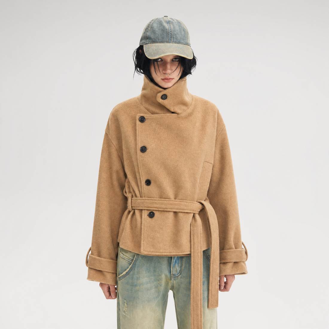 Luxe Belted Wool Coat
