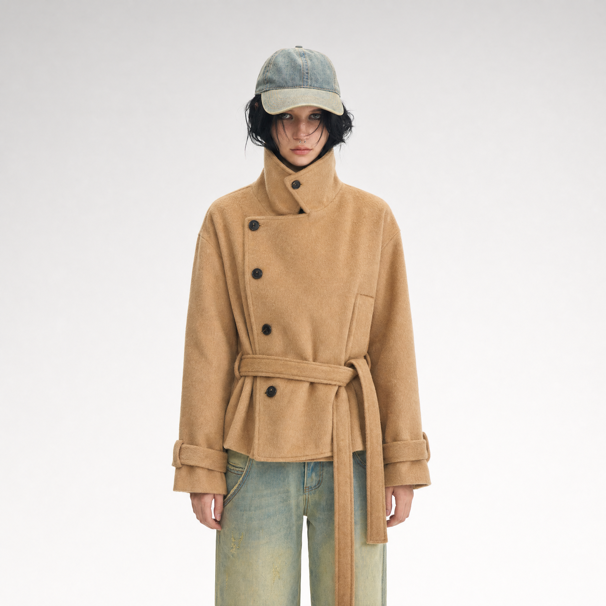 Luxe Belted Wool Coat