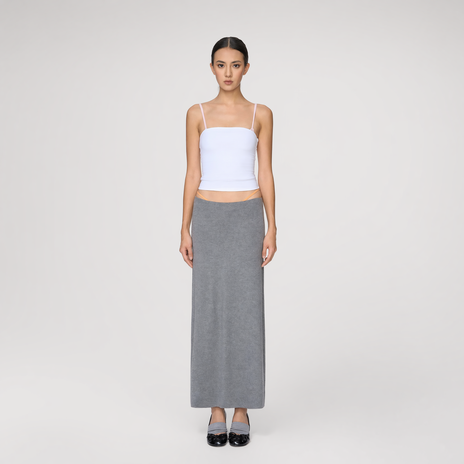 Straight Tube Midi Dress