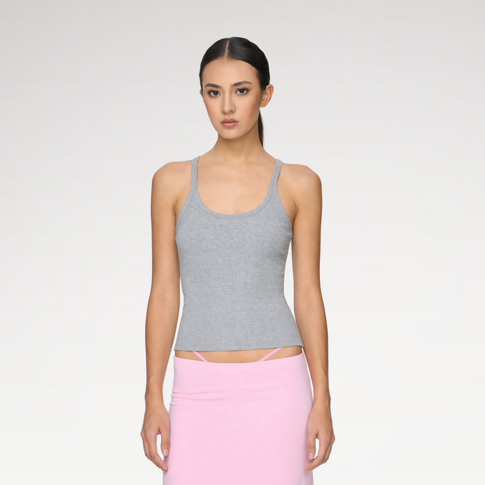 Ribbed Stretch Tank Top