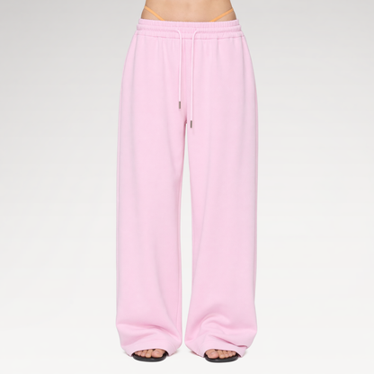 Air Cotton Wide-Leg Sweatpants