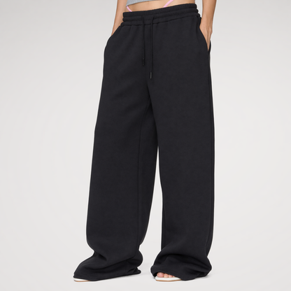 Air Cotton Wide-Leg Sweatpants