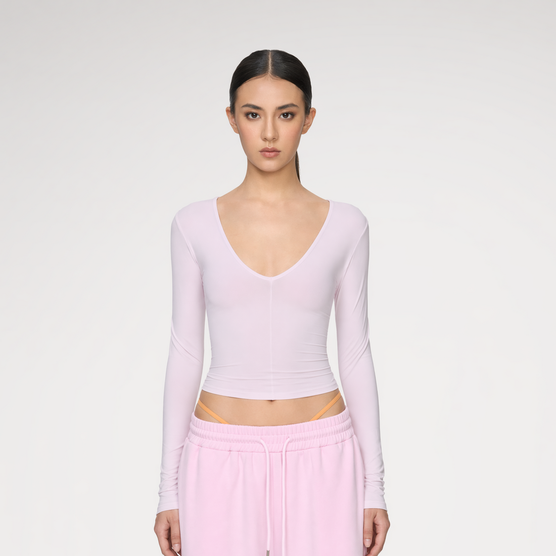 Deep V Slim Top