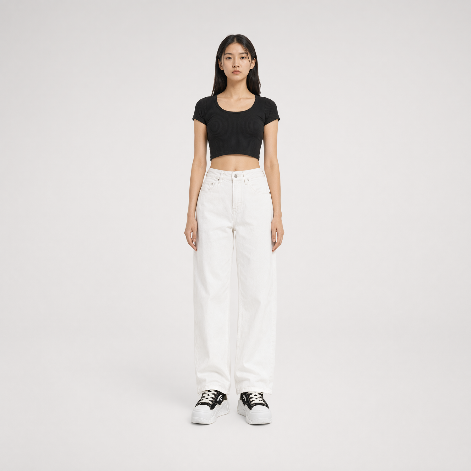 Canvas Platform Sneakers