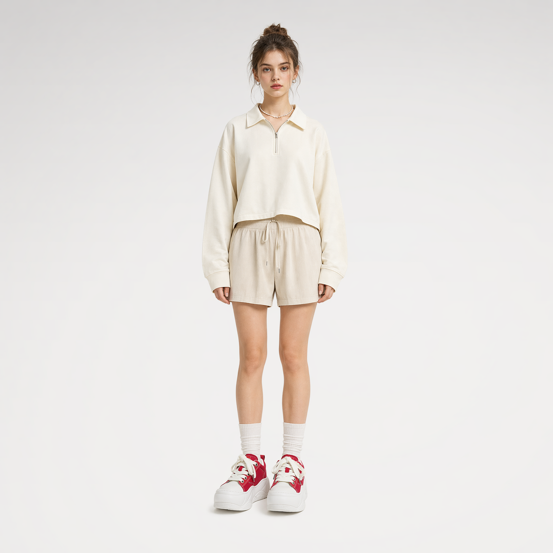 Wave Sole Height Sneakers