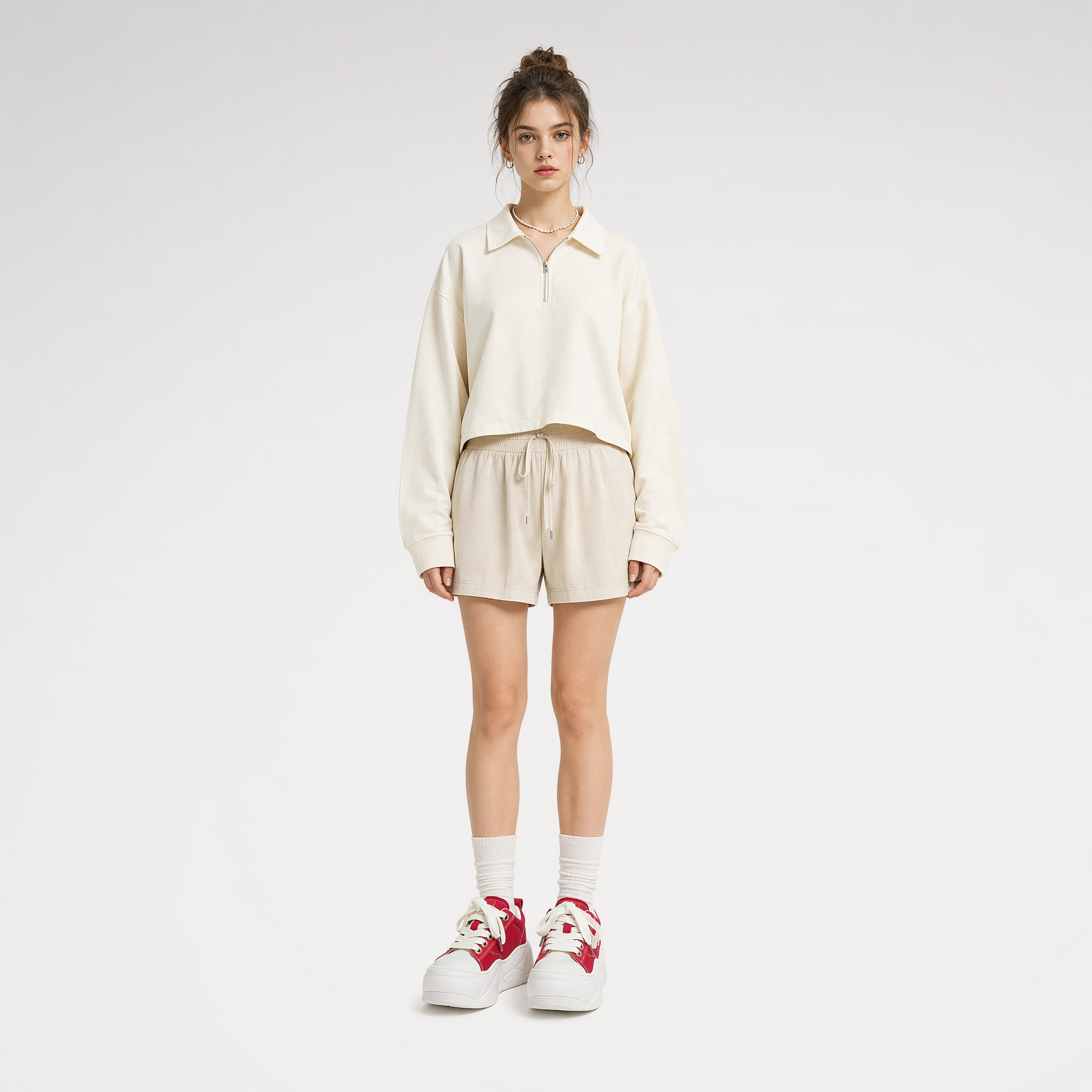 Wave Sole Height Sneakers