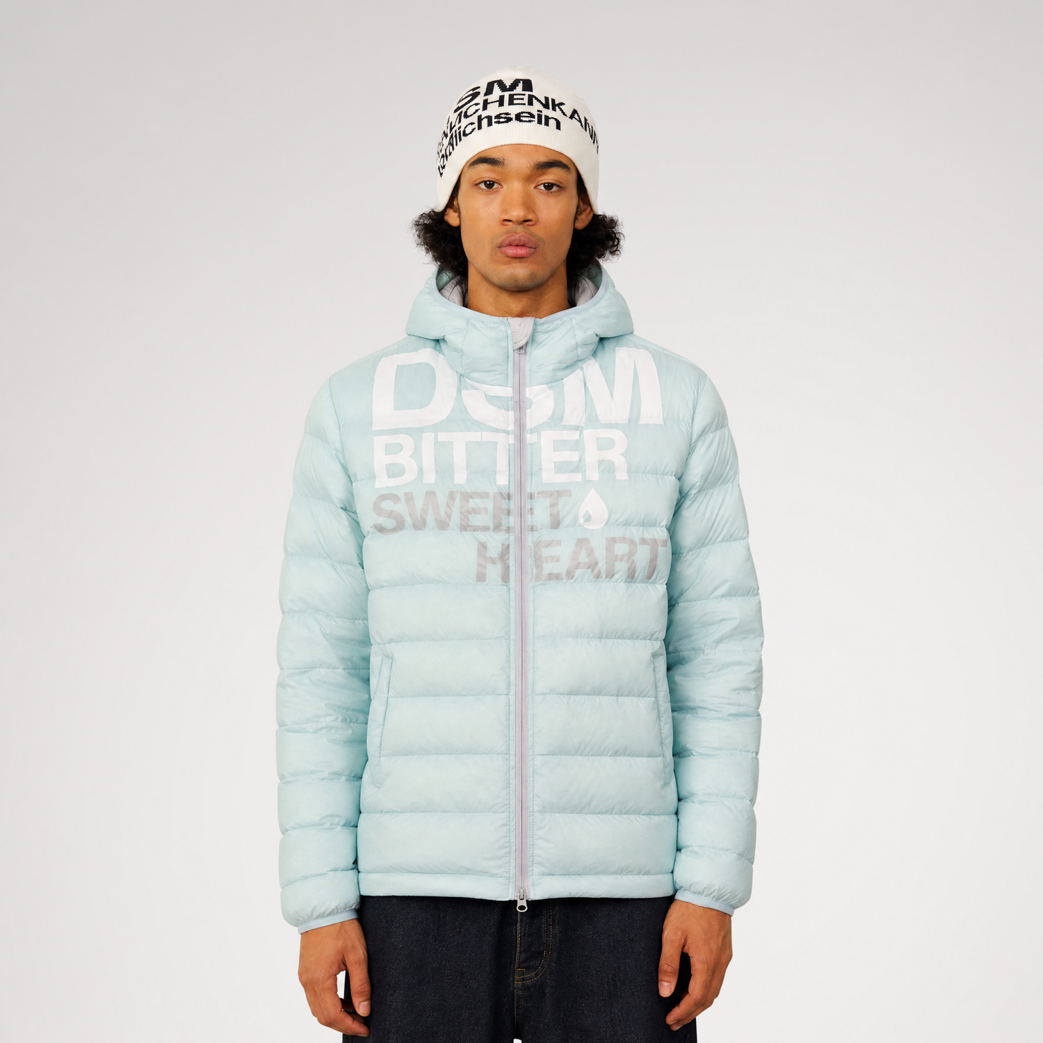 Lightweight Ribbed Quilted Down Jacket