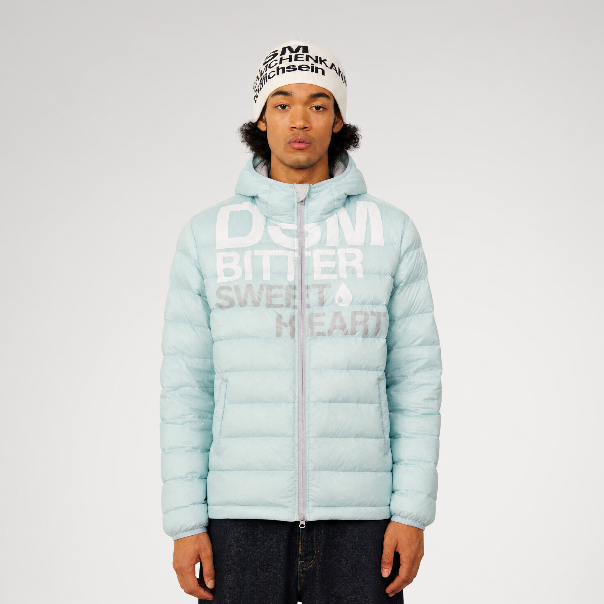 Lightweight Ribbed Quilted Down Jacket