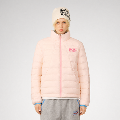 Reversible Plaid Lightweight Down Jacket