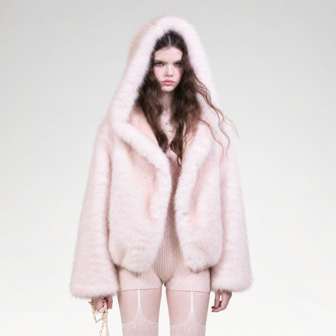 Reversible Suede Fur Winter Jacket