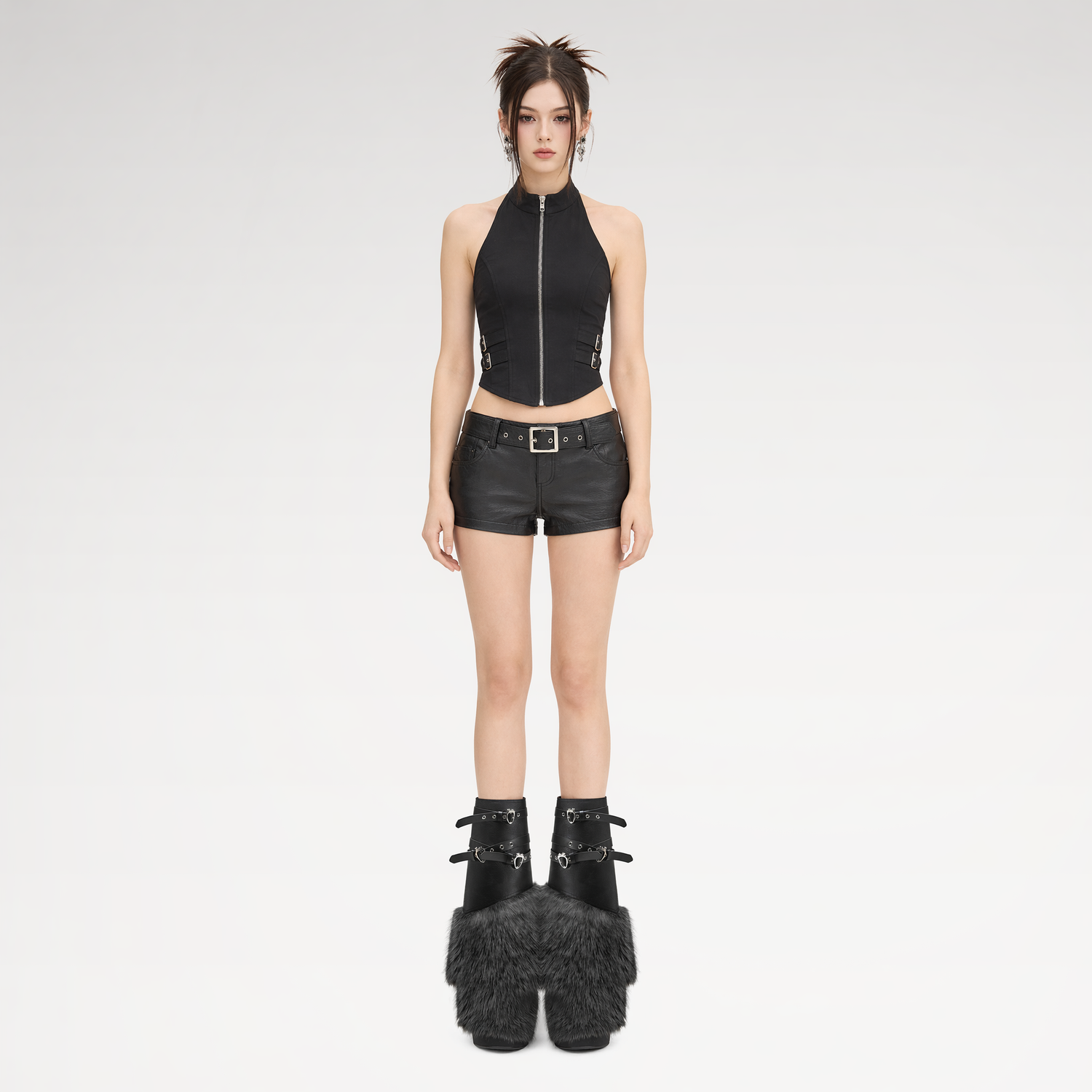 Faux Fur Cuff Leg Warmers