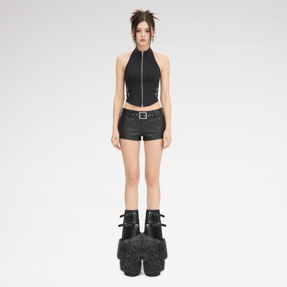 Faux Fur Cuff Leg Warmers