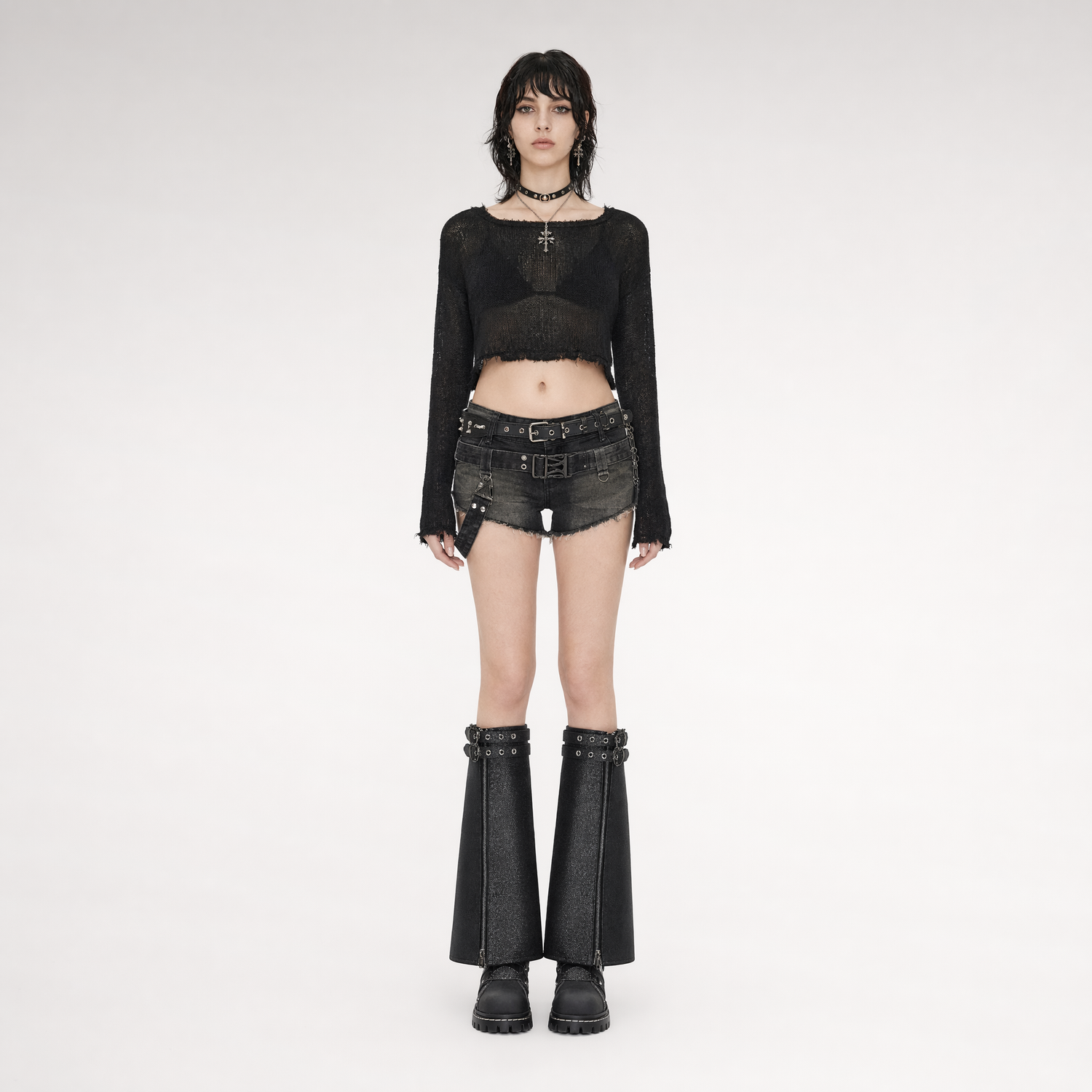 Shimmer Cone Leg Warmers