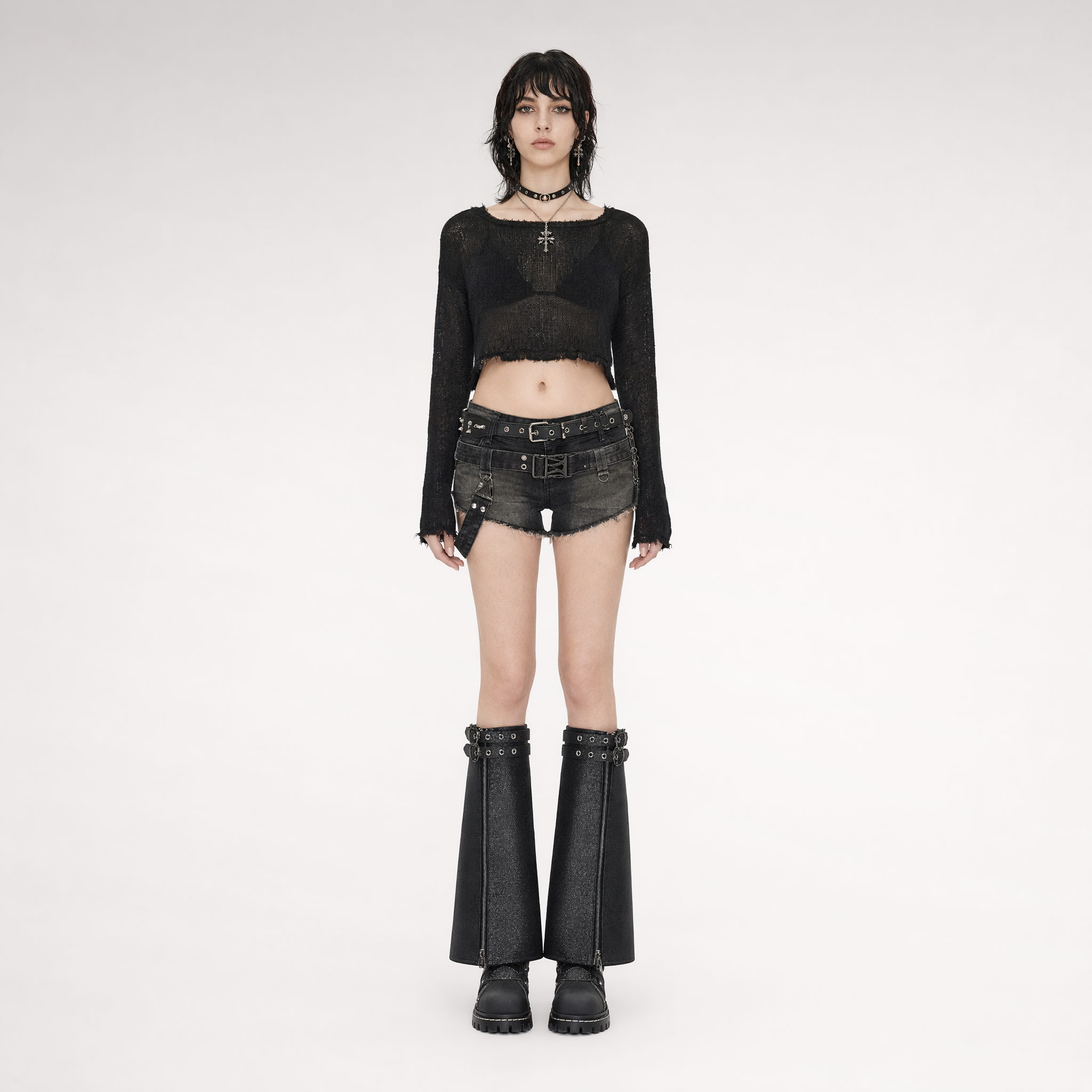 Shimmer Cone Leg Warmers