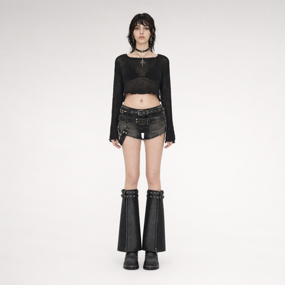 Shimmer Cone Leg Warmers