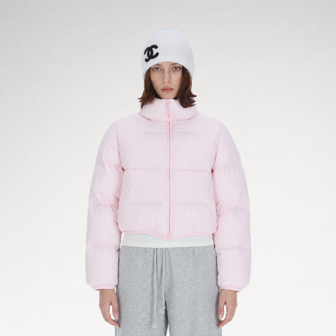 90 White Down Puffer Jacket