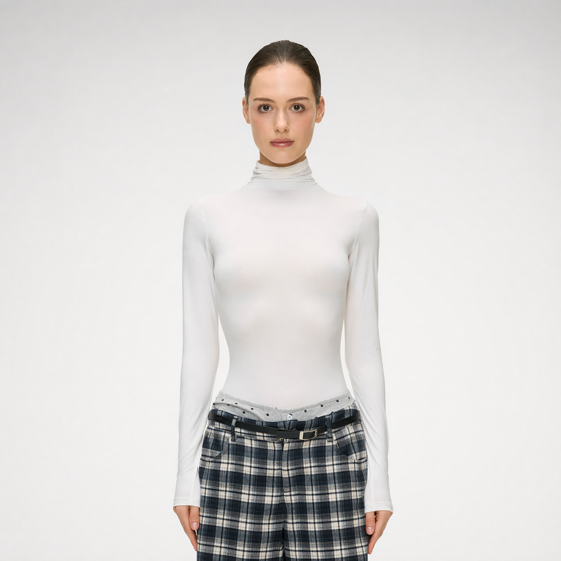 Brushed High-Neck Top