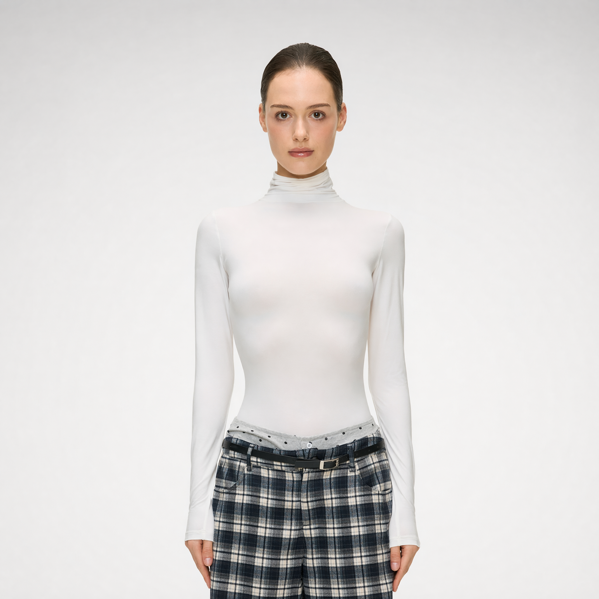 Brushed High-Neck Top
