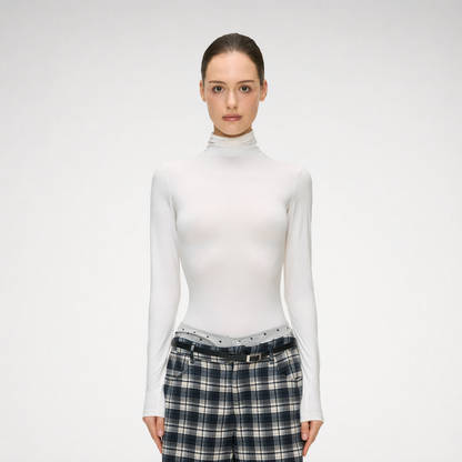 Brushed High-Neck Top