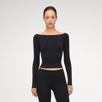 Naked-Feel Off-Shoulder Top