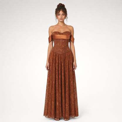 Amber Muse Lace Bustier