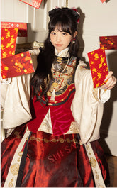 "瑞龙启岁" Modern Hanfu Set - CHINASQUAD