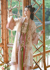 "花锦宣城"Song-Dynasty Hanfu Set - CHINASQUAD