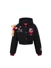 Coca-cola Bear Hooded Down Jacket - CHINASQUAD